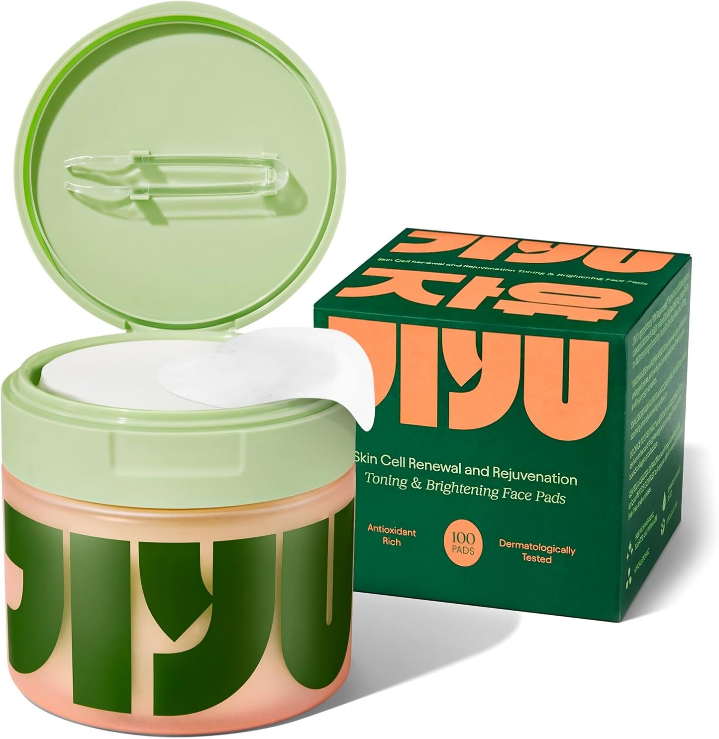 ELVERA-Jiyu Korean Skincare Anti-Aging, Dark Spot & Wrinkle Minimizing Toner Pads